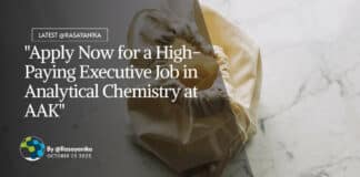 "Apply Now for a High-Paying Executive Job in Analytical Chemistry at AAK"