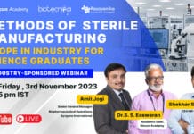 Biocon Academy Webinar Registrations - Methods in Sterile Manufacturing: Scope in the Industry for Science Graduates