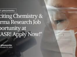 JNCASR Pharma Research Job - Chemistry Recruitment - Apply Now!