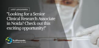 "Looking for a Senior Clinical Research Associate in Noida? Check out this exciting opportunity!"
