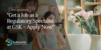 "Get a Job as a Regulatory Specialist at GSK - Apply Now!"