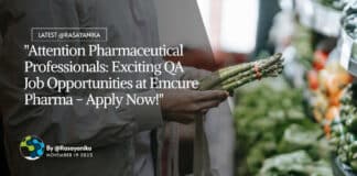 "Attention Pharmaceutical Professionals: Exciting QA Job Opportunities at Emcure Pharma - Apply Now!"