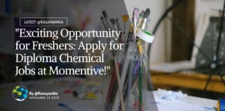 "Exciting Opportunity for Freshers: Apply for Diploma Chemical Jobs at Momentive!"