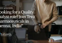 "Looking for a Quality Analyst role? Join Teva Pharmaceuticals in Chennai, India!"