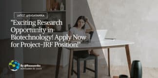 "Exciting Research Opportunity in Biotechnology! Apply Now for Project-JRF Position!"