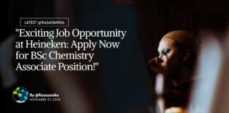 "Exciting Job Opportunity at Heineken: Apply Now for BSc Chemistry Associate Position!"