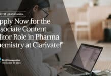 Associate Content Editor – Pharma Chemistry at Clarivate