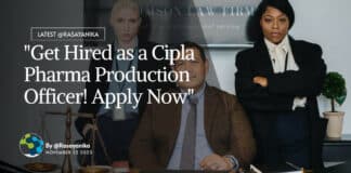 Cipla Pharma Production Officer Job, Apply Online