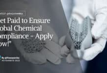 "Get Paid to Ensure Global Chemical Compliance - Apply Now!"