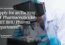 IIT BHU Pharma Job - JRF Pharmaceutics Recruitment, Apply Online