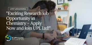 "Exciting Research Job Opportunity in Chemistry - Apply Now and Join UPL Ltd!"