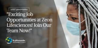 "Exciting Job Opportunities at Zeon Lifesciences! Join Our Team Now!"