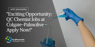 QC Chemist Jobs at Colgate-Palmolive