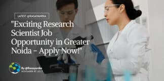 "Exciting Research Scientist Job Opportunity in Greater Noida - Apply Now!"