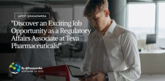 "Discover an Exciting Job Opportunity as a Regulatory Affairs Associate at Teva Pharmaceuticals!"