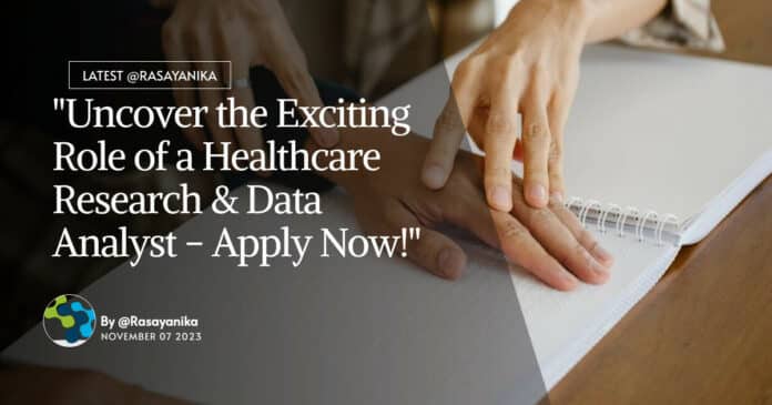 Pharma Data Analyst Job at Clarivate, Apply For Healthcare Research Role