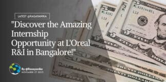 Intern - Preformulation @ L'Oreal, R&I, Bangalore