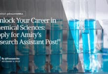 "Unlock Your Career in Chemical Sciences: Apply for Amity's Research Assistant Post!"