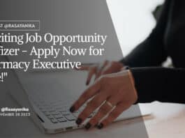 "Exciting Job Opportunity at Pfizer - Apply Now for Pharmacy Executive Role!"