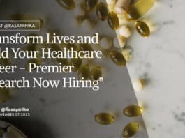 "Transform Lives and Build Your Healthcare Career - Premier Research Now Hiring"
