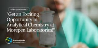 "Get an Exciting Opportunity in Analytical Chemistry at Morepen Laboratories!"
