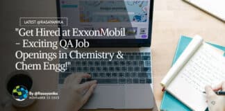 "Get Hired at ExxonMobil - Exciting QA Job Openings in Chemistry & Chem Engg!"