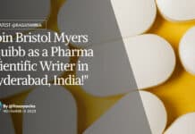 Pharma Scientific Writer Job at Bristol Myers Squibb 