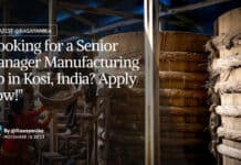 "Looking for a Senior Manager Manufacturing Job in Kosi, India? Apply Now!"