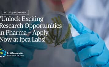 Unlock Exciting Research Opportunities in Pharma – Apply Now at Ipca Labs! "Unlock Exciting Research Opportunities in Pharma - Apply Now at Ipca Labs!"