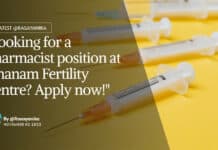 "Looking for a Pharmacist position at Jananam Fertility Centre? Apply now!"