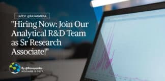 "Hiring Now: Join Our Analytical R&D Team as Sr Research Associate!"