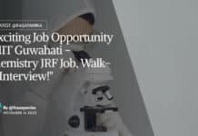 "Exciting Job Opportunity at IIT Guwahati - Chemistry JRF Job, Walk-in Interview!"