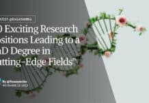 "10 Exciting Research Positions Leading to a PhD Degree in Cutting-Edge Fields"