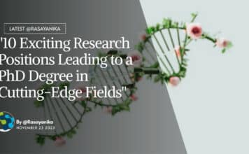 "10 Exciting Research Positions Leading to a PhD Degree in Cutting-Edge Fields"