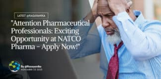 "Attention Pharmaceutical Professionals: Exciting Opportunity at NATCO Pharma - Apply Now!"