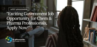 Govt of Telangana Jobs - Chem & Pharma Apply