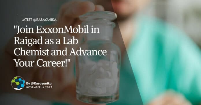 ExxonMobil Lab Chemist Jobs - Apply Online Now