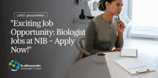 "Exciting Job Opportunity: Biologist Jobs at NIB - Apply Now!"