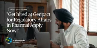 Genpact Regulatory Affairs Job Opening For Pharma Candidates, Apply Online
