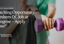 Freshers QC Job at Syngene - Pharma & Chemistry Apply Online