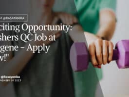 Freshers QC Job at Syngene - Pharma & Chemistry Apply Online