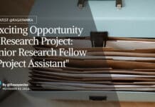 "Exciting Opportunity in Research Project: Junior Research Fellow / Project Assistant"