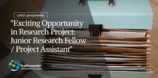 "Exciting Opportunity in Research Project: Junior Research Fellow / Project Assistant"