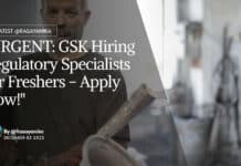 "URGENT: GSK Hiring Regulatory Specialists for Freshers - Apply Now!"