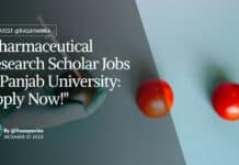 "Pharmaceutical Research Scholar Jobs at Panjab University: Apply Now!"