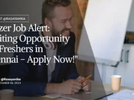 "Pfizer Job Alert: Exciting Opportunity for Freshers in Chennai - Apply Now!"