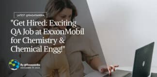 "Get Hired: Exciting QA Job at ExxonMobil for Chemistry & Chemical Engg!"