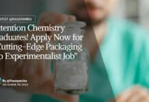 "Attention Chemistry Graduates! Apply Now for a Cutting-Edge Packaging Lab Experimentalist Job"