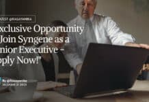 "Exclusive Opportunity to Join Syngene as a Senior Executive - Apply Now!"