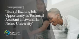 JNU MSc Chemistry Assistant Job - Applications Invited Online